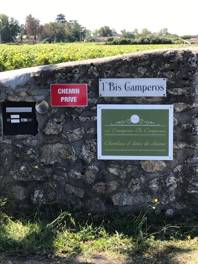 L'Orangerie De Camperos Acomodação com café da manhã Barsac  Exterior foto